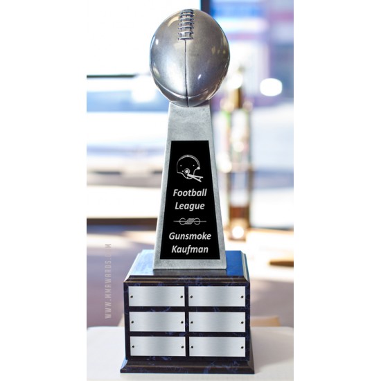 Super Bowl Lombardi Style Fantasy Football Trophy