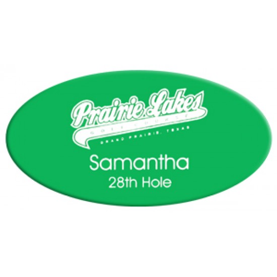 Name Badge Oval Name Badge Oval