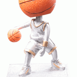 Bobblehead Basketball 5.5" Trophy