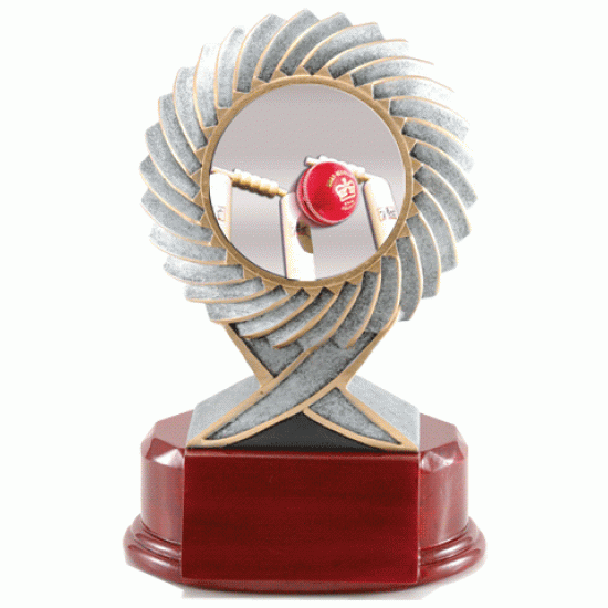 Motion Riser Cricket Trophy Motion Riser Cricket Trophy