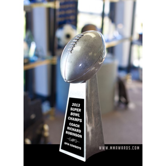 Super Bowl Lombardi Style Fantasy Football Trophy