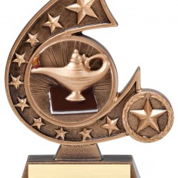 Multi Color Comet  Series Trophy