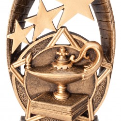 Multi Color Radiant Star Series Trophy