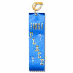 2" x 8" Stock Carded Award Ribbon 