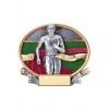 Resin Oval Plates Track & Field Award (3D222)