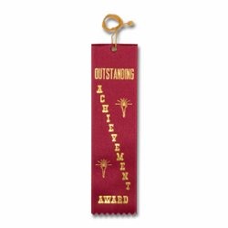 STRB11C - Outstanding Achievement Stock Carded Ribbon