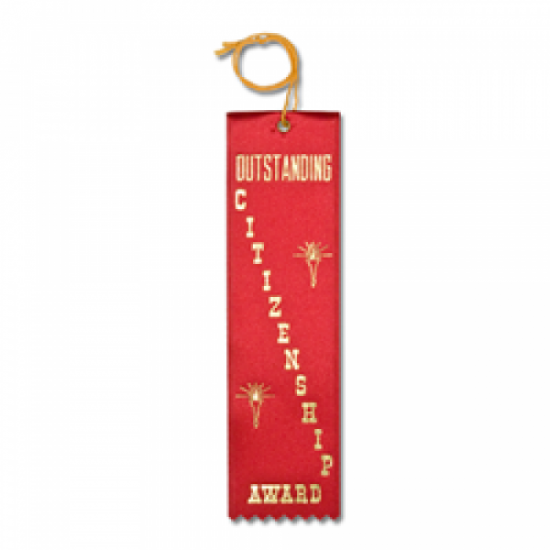 STRB11C - Outstanding Citizenship Stock Carded Ribbon