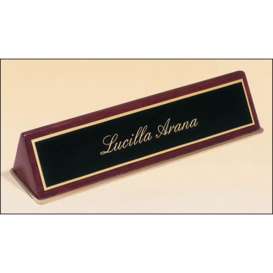 Rosewood Nameplate