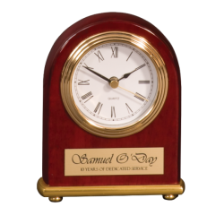 ARCH PIANO FINISH DESK CLOCK