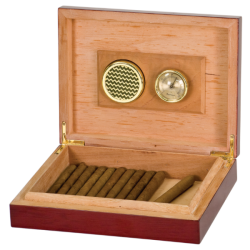 ROSEWOOD PIANO FINISH HUMIDOR