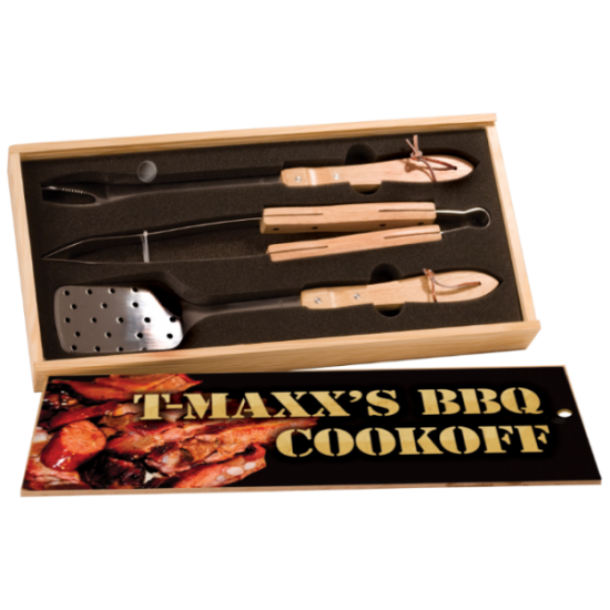 BBQ SET WITH SUBLIMATABLE LID