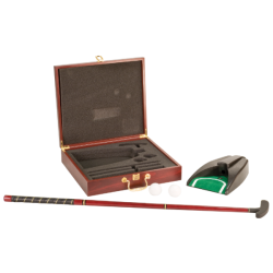 ROSEWOOD FINISH EXECUTIVE GOLF SET