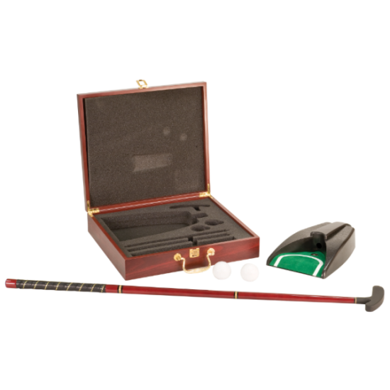 ROSEWOOD FINISH EXECUTIVE GOLF SET