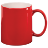 11 OZ RED ROUND LASERMUGS