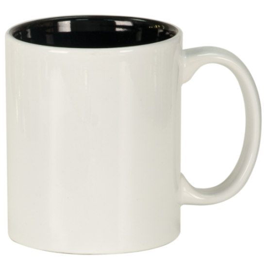 11 OZ WHITE ROUND LASERMUGS