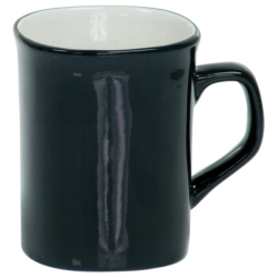 10 OZ BLACK ROUNDED CORNER LASERMUGS