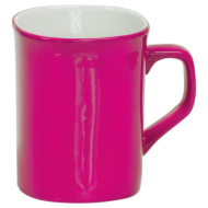 10 OZ PINK ROUNDED CORNER LASERMUGS