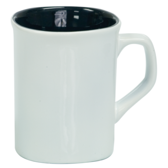 10 OZ WHITE ROUNDED CORNER LASERMUGS