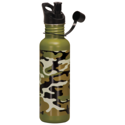 25 OZ CAMO STAINLESS STEEL WATER BOTTLE