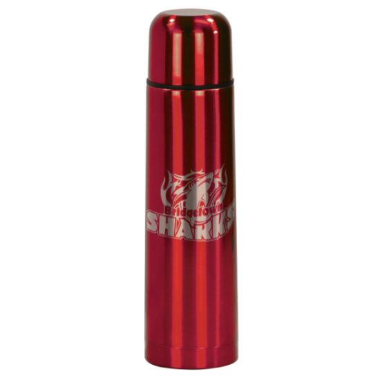 25 OZ RED VACUUM INSULATED BOTTLE