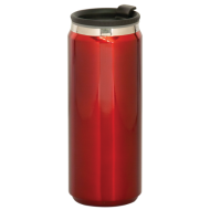 15 OZ RED STAINLESS STEEL CAN TRAVEL MUG