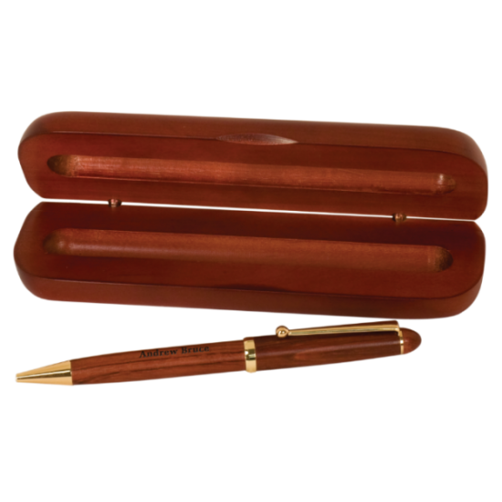 ROSEWOOD PEN & CASE SET