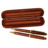 ROSEWOOD PEN, PENCIL & CASE SET
