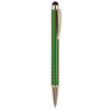GLOSS GREEN BALLPOINT PENS WITH STYLUS