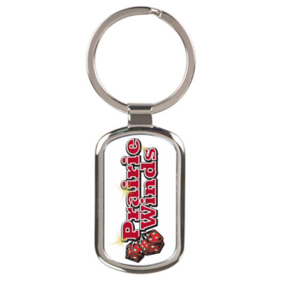 RECTANGULAR FULL COLOR METAL KEY CHAIN