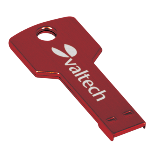 RED 4GB USB KEY FLASH DRIVE