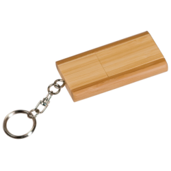 4GB FLIP STYLE BAMBOO FLASH DRIVE