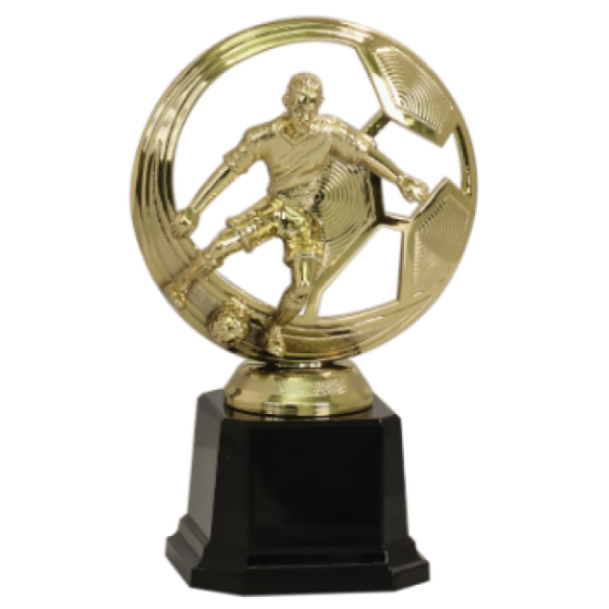 Cutout Male Soccer Trophy