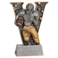 "v" Football Resin