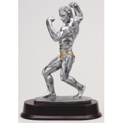 Resin Sculpture Body Building Trophy