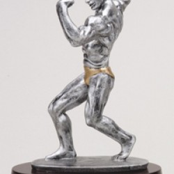 Resin Sculpture Body Building Trophy