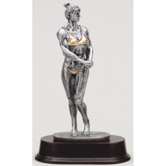 Resin Sculpture Body Building Trophy