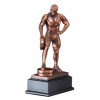 Resin Sculpture Male Bar In Hand Trophy