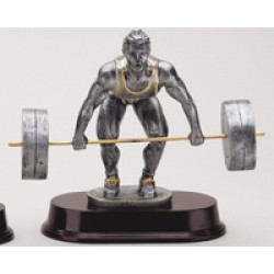 Resin Sculpture Dead Lift Trophy