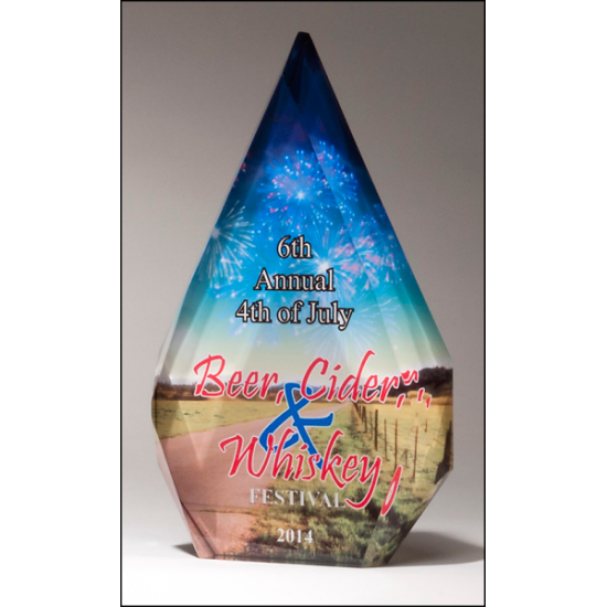 Sublimatable Diamond Acrylic Award Sublimatable Diamond Acrylic Award