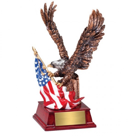 Eagle With Flag (AE302)