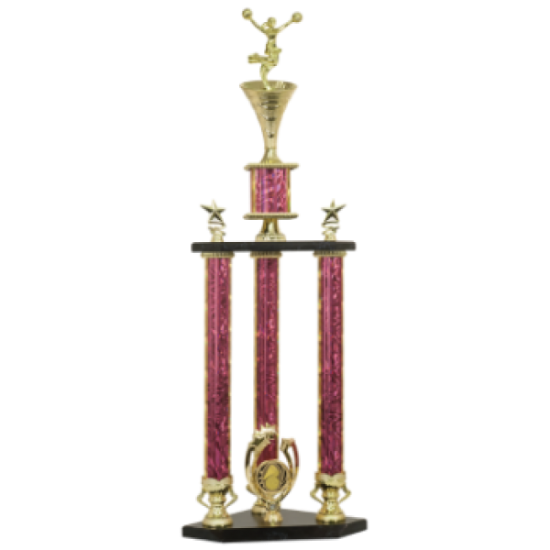 3 Post Cheer Trophy