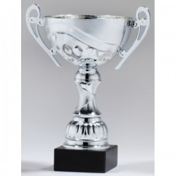 top quality car show trophy gloss black block base metal cup cast metal car top 