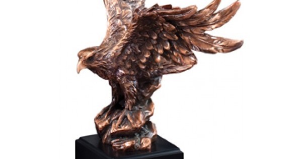 Same Day Awards Majestic Bronze Premium Eagle Trophy (14インチ) -Personalize/ Customize w/Engraving