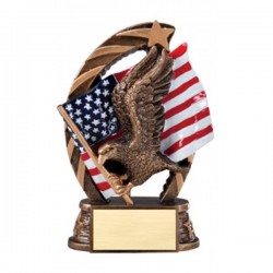 Running Star 5.5" Resin Sculpture Eagle Trophy (RST600)