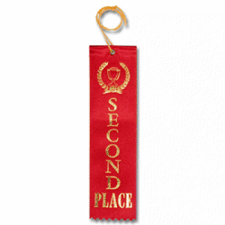 STRB21C - 2nd Place Stock Carded Ribbon