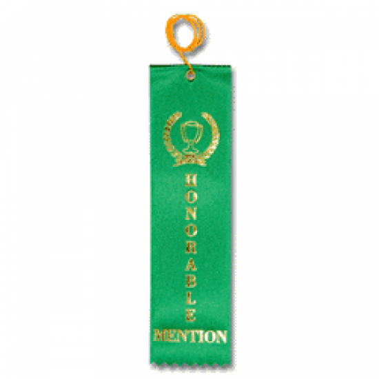 STRB21C - Honorable Mention Stock Carded Ribbon