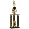 3 Post Basketball Trophy