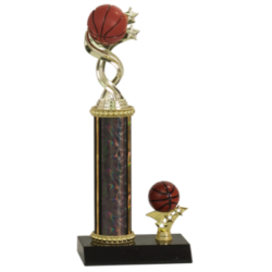 Twisted Basketball Sport Figure Trophy