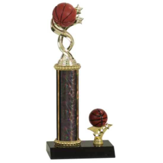 Twisted Basketball Sport Figure Trophy