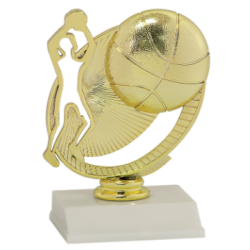 Silhouette Basketball Trophy